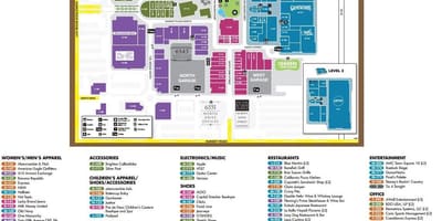 Pusat bandar Las Vegas peta