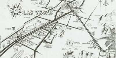 Lama Las Vegas jalur peta