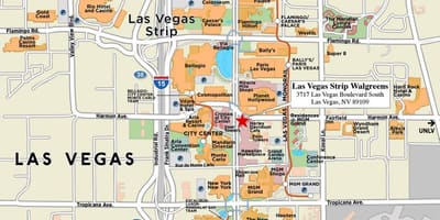 Las Vegas peta bandar