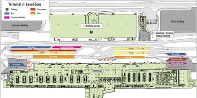 Terbang Las Vegas peta terminal 3