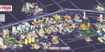 Peta Las Vegas jalur kasino